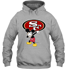 Dabbing Mickey Flippin' Love San Francisco 49ers Football Hoodie - KnowlegdeTee