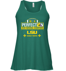 LSU National Championship Undefeated Season Perfection Shirt Racerback Tank - KnowlegdeTee