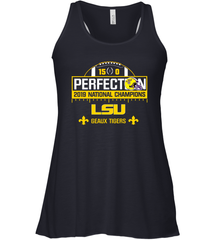 LSU National Championship Undefeated Season Perfection Shirt Racerback Tank - KnowlegdeTee