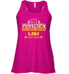 LSU National Championship Undefeated Season Perfection Shirt Racerback Tank - KnowlegdeTee