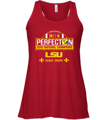 LSU National Championship Undefeated Season Perfection Shirt Racerback Tank - KnowlegdeTee
