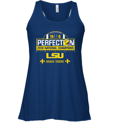 LSU National Championship Undefeated Season Perfection Shirt Racerback Tank - KnowlegdeTee