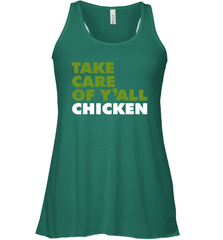 TAKE CARE OF Y'ALL CHICKEN Seattle Shirt Racerback Tank - KnowlegdeTee