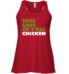 TAKE CARE OF Y'ALL CHICKEN Seattle Shirt Racerback Tank - KnowlegdeTee