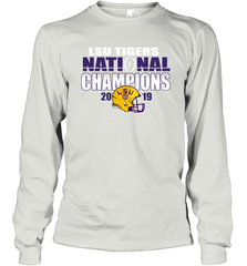 LSU Tigers Blue 84 College Football Playoff 2019 National Champions Glistening Long Sleeve T-Shirt - KnowlegdeTee
