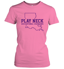 PLAY NECK LSU Tigers Shirt Women's T-Shirt - KnowlegdeTee