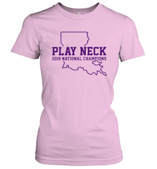 PLAY NECK LSU Tigers Shirt Women's T-Shirt - KnowlegdeTee