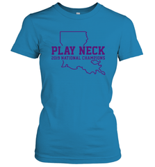 PLAY NECK LSU Tigers Shirt Women's T-Shirt - KnowlegdeTee