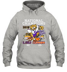 LSU Tigers College Football Playoff 2019 National Champions Score Hoodie - KnowlegdeTee