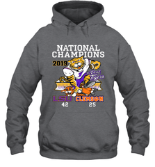 LSU Tigers College Football Playoff 2019 National Champions Score Hoodie - KnowlegdeTee
