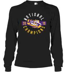 LSU Tigers College Football Playoff 2019 National Champions Schedule Fumble front Long Sleeve T-Shirt - KnowlegdeTee
