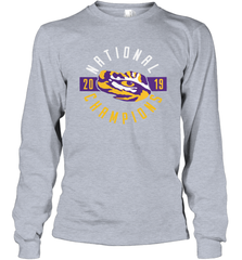 LSU Tigers College Football Playoff 2019 National Champions Schedule Fumble front Long Sleeve T-Shirt - KnowlegdeTee