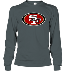 San Francisco 49ers Official Logo Fan Gifts Long Sleeve T-Shirt - KnowlegdeTee