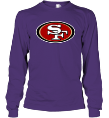 San Francisco 49ers Official Logo Fan Gifts Long Sleeve T-Shirt - KnowlegdeTee