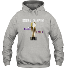 LSU Tigers College Football Playoff 2019 National Champions Trophy Hoodie - KnowlegdeTee
