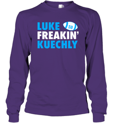 Luke Freakin Kuechly Shirt Long Sleeve T-Shirt - KnowlegdeTee