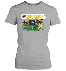 The Peanuts Cheering Go Snoopy Green Bay Packers Women's T-Shirt - KnowlegdeTee