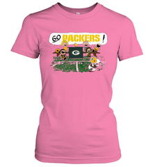 The Peanuts Cheering Go Snoopy Green Bay Packers Women's T-Shirt - KnowlegdeTee