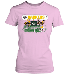 The Peanuts Cheering Go Snoopy Green Bay Packers Women's T-Shirt - KnowlegdeTee