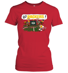 The Peanuts Cheering Go Snoopy Green Bay Packers Women's T-Shirt - KnowlegdeTee