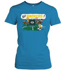 The Peanuts Cheering Go Snoopy Green Bay Packers Women's T-Shirt - KnowlegdeTee