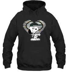 I Love Green Bay Packers Snoopy In My Heart Fan Hoodie - KnowlegdeTee