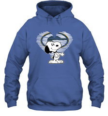 I Love Green Bay Packers Snoopy In My Heart Fan Hoodie - KnowlegdeTee