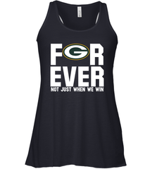Green Bay Packers Fan ForEver Not Just When We Win Racerback Tank - KnowlegdeTee