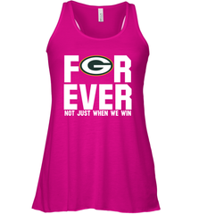 Green Bay Packers Fan ForEver Not Just When We Win Racerback Tank - KnowlegdeTee