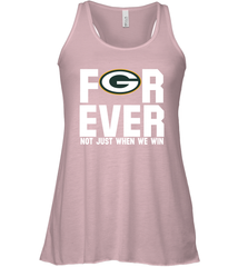 Green Bay Packers Fan ForEver Not Just When We Win Racerback Tank - KnowlegdeTee