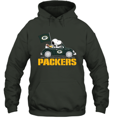 Snoopy And Woodstock Ride The Green Bay Packers Car NFL Shirts Hoodie - KnowlegdeTee
