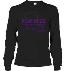 PLAY NECK LSU Tigers Shirt Long Sleeve T-Shirt - KnowlegdeTee