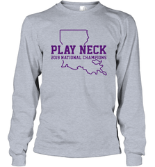 PLAY NECK LSU Tigers Shirt Long Sleeve T-Shirt - KnowlegdeTee