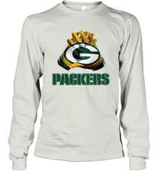 Green Bay Packers NFL Gloves Fan Gifts Long Sleeve T-Shirt - KnowlegdeTee
