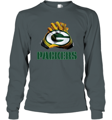 Green Bay Packers NFL Gloves Fan Gifts Long Sleeve T-Shirt - KnowlegdeTee