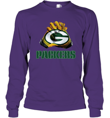 Green Bay Packers NFL Gloves Fan Gifts Long Sleeve T-Shirt - KnowlegdeTee