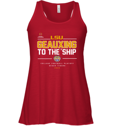 LSU Geauxing To The Ship Shirt Racerback Tank - KnowlegdeTee