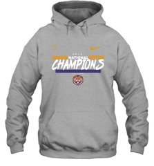 LSU Tigers College Football Playoff 2019 National Champions Script 2 Hoodie - KnowlegdeTee