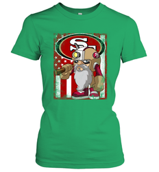 San Francisco 49ers Mascot USA Flag Women's T-Shirt - KnowlegdeTee