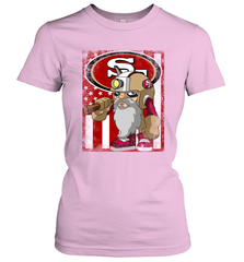 San Francisco 49ers Mascot USA Flag Women's T-Shirt - KnowlegdeTee