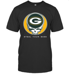 Green Bay Packers Grateful Dead Steal Your Base Fan Gift T-Shirt - KnowlegdeTee