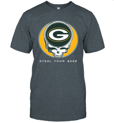 Green Bay Packers Grateful Dead Steal Your Base Fan Gift T-Shirt - KnowlegdeTee