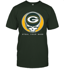 Green Bay Packers Grateful Dead Steal Your Base Fan Gift T-Shirt - KnowlegdeTee