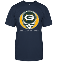 Green Bay Packers Grateful Dead Steal Your Base Fan Gift T-Shirt - KnowlegdeTee