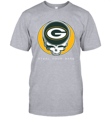 Green Bay Packers Grateful Dead Steal Your Base Fan Gift T-Shirt - KnowlegdeTee